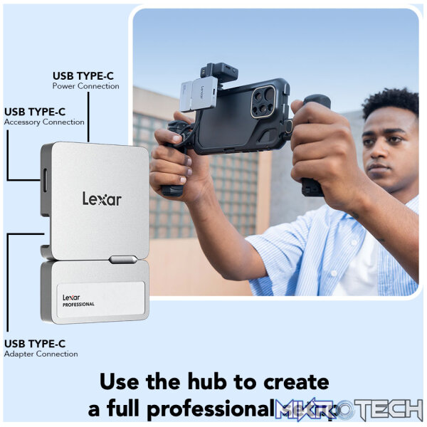 LEXAR SL400 EXT SSD 2TB TYPE-C SILVER - Image 6