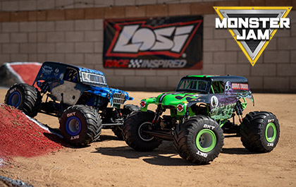OFFICIALLY LICENSED MONSTER JAM BODIES for the Losi 1/8 LMT 2.0 4X4 RC Monster Truck