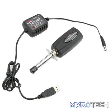 LiPo Glow Driver w/ Batt & USB Charger