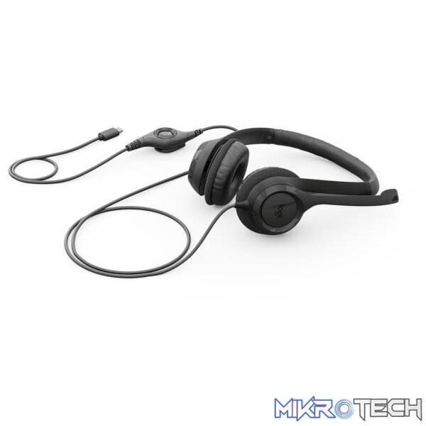 Logitech H390 USB. Product type: Headset. Connectivity technology: Wired. Recommended usage: Calls/Music. Headphone frequency: 20 - 20000 Hz. Cable length: 1.9 m. Weight: 197 g. Product colour: Black - Image 2