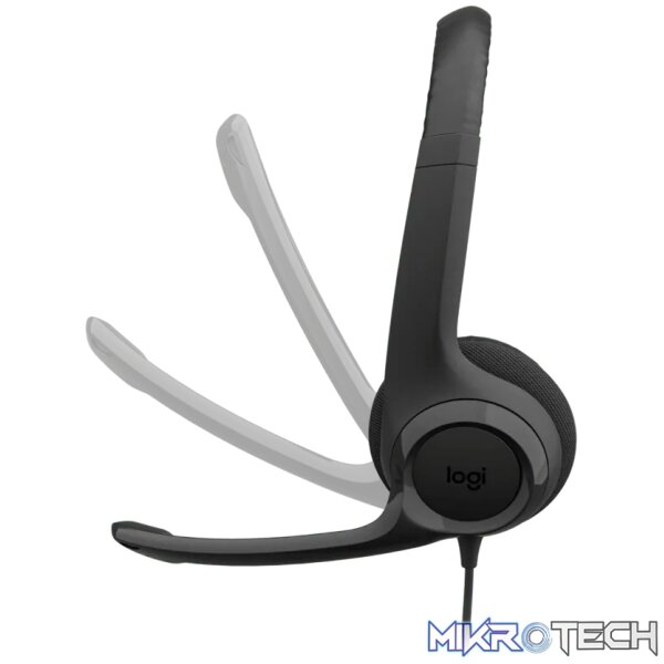 Logitech H390 USB. Product type: Headset. Connectivity technology: Wired. Recommended usage: Calls/Music. Headphone frequency: 20 - 20000 Hz. Cable length: 1.9 m. Weight: 197 g. Product colour: Black - Image 4