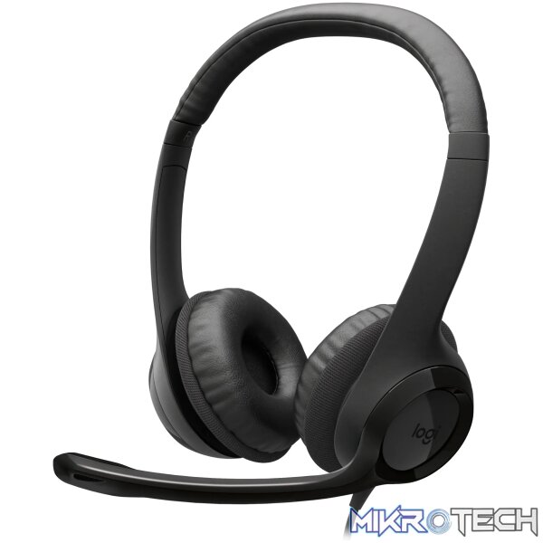 Logitech H390 USB. Product type: Headset. Connectivity technology: Wired. Recommended usage: Calls/Music. Headphone frequency: 20 - 20000 Hz. Cable length: 1.9 m. Weight: 197 g. Product colour: Black - Image 6