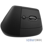 Logitech Lift Vertical Ergonomic Mouse - Graphite - Image 2