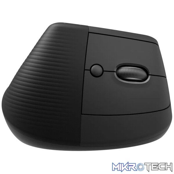Logitech Lift Vertical Ergonomic Mouse - Graphite - Image 2