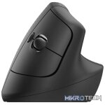 Logitech Lift Vertical Ergonomic Mouse - Graphite - Image 3
