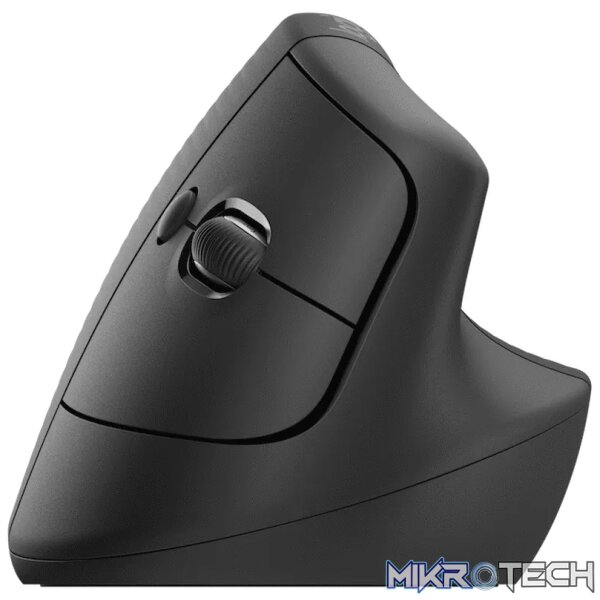 Logitech Lift Vertical Ergonomic Mouse - Graphite - Image 3
