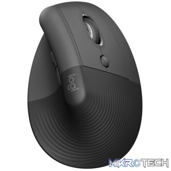 Logitech Lift Vertical Ergonomic Mouse - Graphite