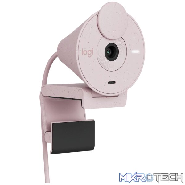Logitech(R) Brio 300 Full HD Webcam - Rose - Image 3