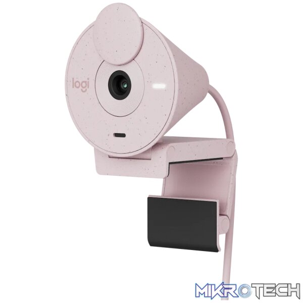Logitech(R) Brio 300 Full HD Webcam - Rose - Image 5