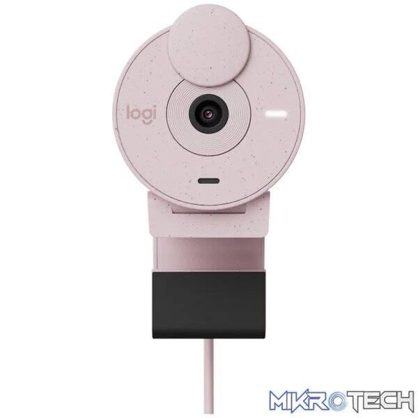 Logitech(R) Brio 300 Full HD Webcam - Rose - Image 8