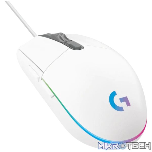 Logitech(R) G102 Lightsync Gaming Mouse - White - Image 2