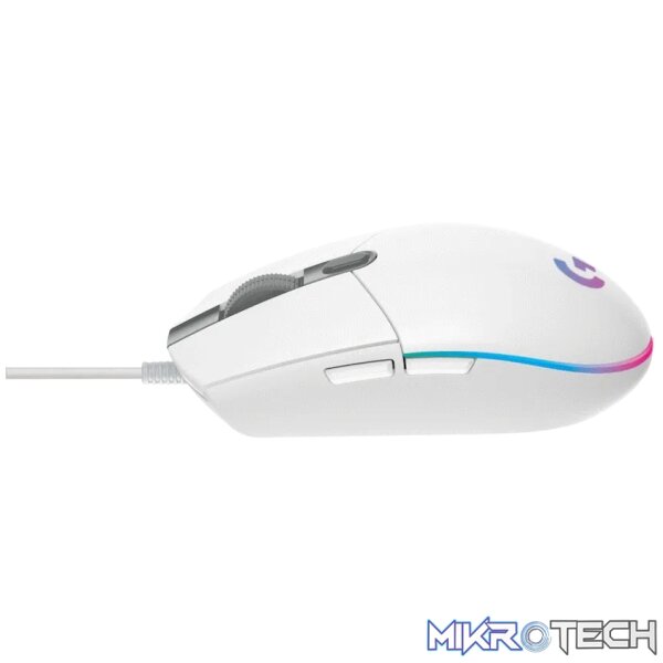 Logitech(R) G102 Lightsync Gaming Mouse - White - Image 4