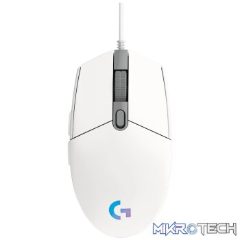 Logitech(R) G102 Lightsync Gaming Mouse - White