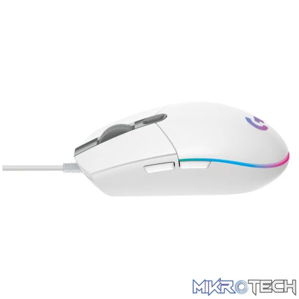Logitech(R) G102 Lightsync Gaming Mouse - White - Image 6
