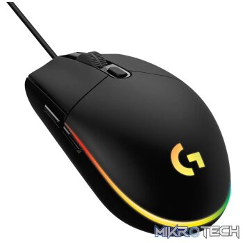 Logitech(R) G203 Lightsync Gaming Mouse - Black