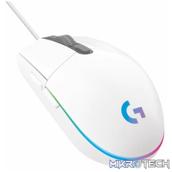 Logitech(R) G203 Lightsync Gaming Mouse - White