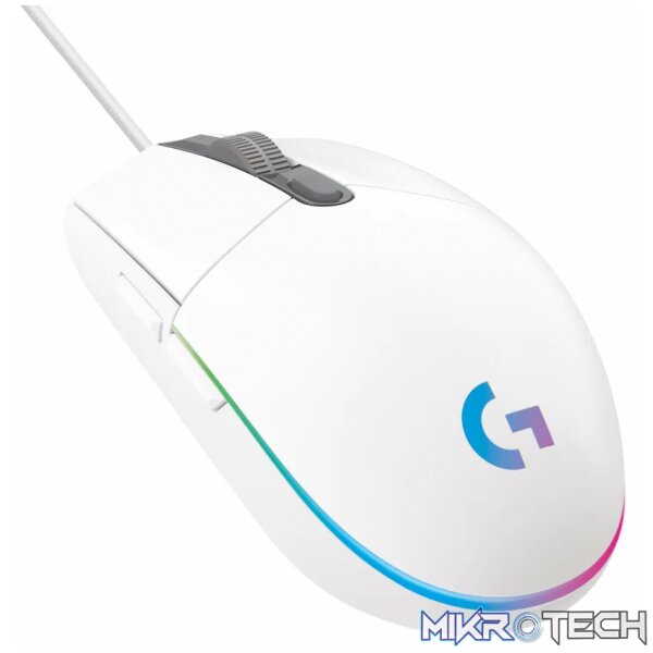 Logitech(R) G203 Lightsync Gaming Mouse - White Logitech(R) G203 Lightsync Gaming Mouse - White