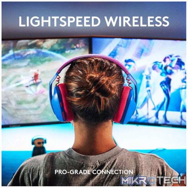 Logitech(R) G435 LIGHTSPEED Wireless Gaming Headset - Blue - Image 2