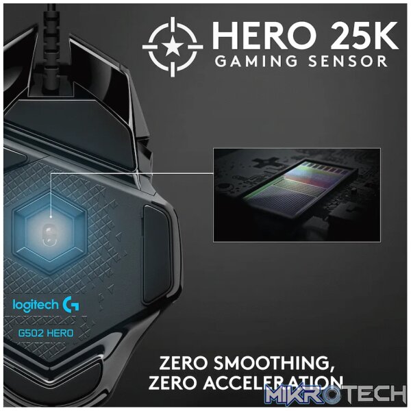 Logitech(R) G502 HERO High-Performance Gaming Mouse - Image 3