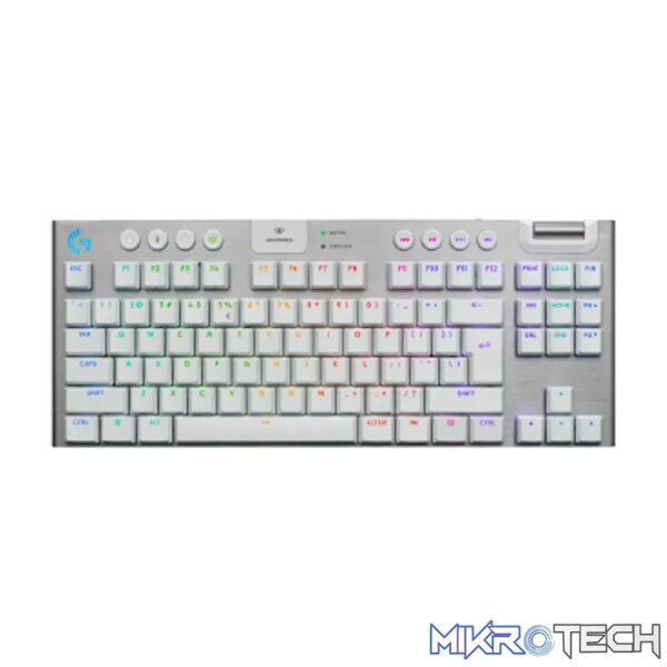 Logitech(R) G915 X LIGHTSPEED TKL Low-Profile Wireless Gaming Keyboard - White Logitech(R) G915 X LIGHTSPEED TKL Low-Profile Wireless Gaming Keyboard - White