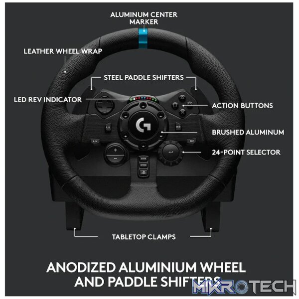 Logitech(R) G923 Trueforce Racing Wheel and Pedals for PS & PC - Image 6