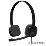 Logitech(R) H151 Stereo Wired Headset - Black