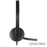 Logitech(R) H340 USB Computer Headset - Black - Image 2