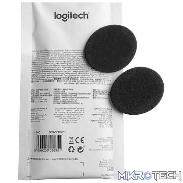 Logitech(R) H340 USB Computer Headset - Black - Image 4