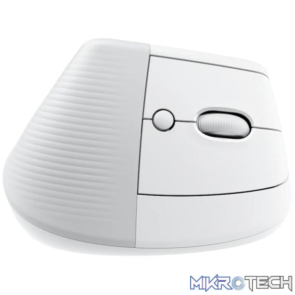 Logitech(R) Lift Vertical Ergonomic Mouse - Off-White/Pale Grey - Image 3