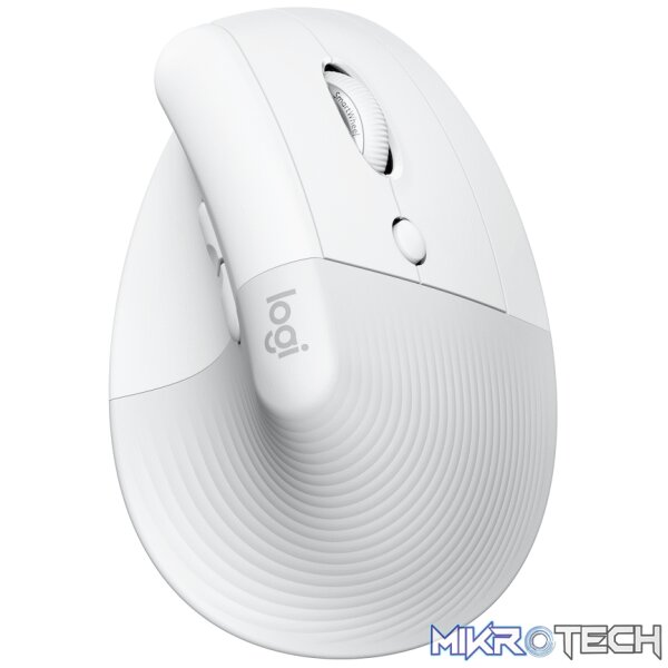 Logitech(R) Lift Vertical Ergonomic Mouse - Off-White/Pale Grey Logitech(R) Lift Vertical Ergonomic Mouse - Off-White/Pale Grey