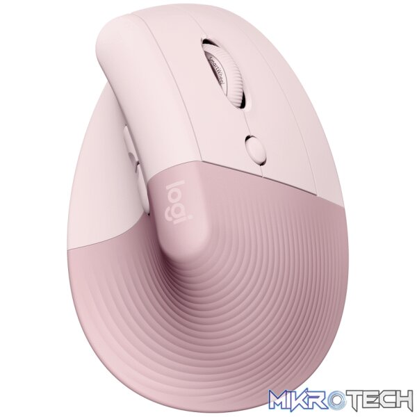 Logitech(R) Lift Vertical Ergonomic Mouse - Rose/Dark Rose Logitech(R) Lift Vertical Ergonomic Mouse - Rose/Dark Rose