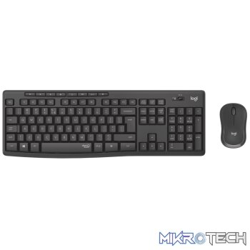 Logitech(R) MK295 Silent Wireless Combo - Graphite