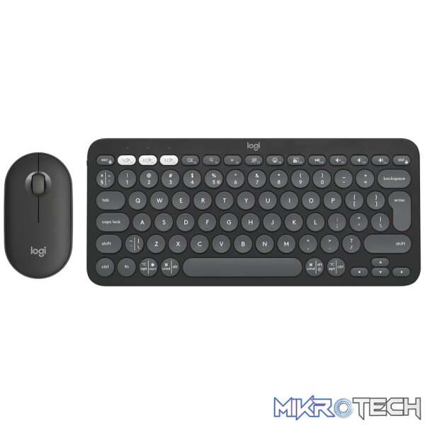 Logitech(R) Pebble 2 Combo - Tonal Graphite Logitech(R) Pebble 2 Combo - Tonal Graphite