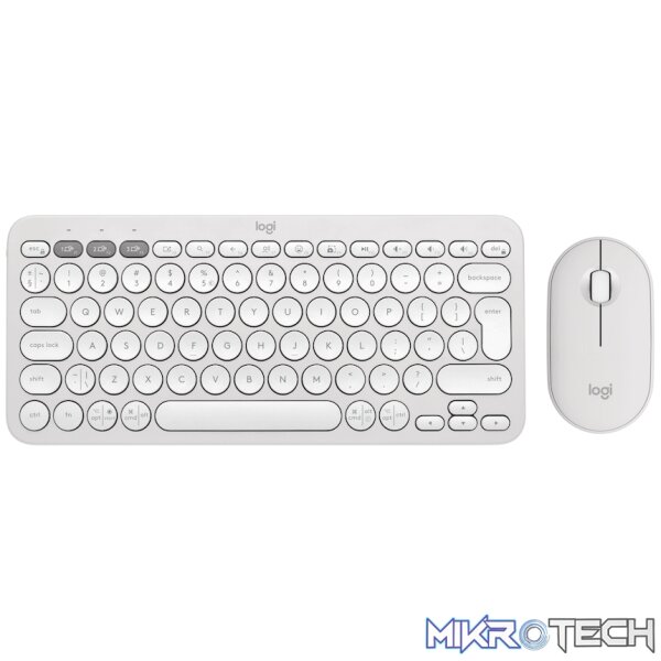 Logitech(R) Pebble 2 Combo - Tonal White Logitech(R) Pebble 2 Combo - Tonal White