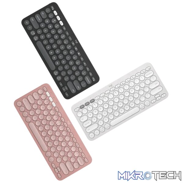Logitech(R) Pebble Keys 2 K380s - Tonal White - Image 3