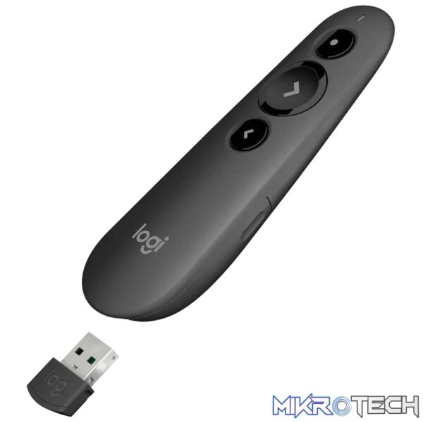 Logitech(R) R500s Laser Presentation Remote - Graphite - Image 3