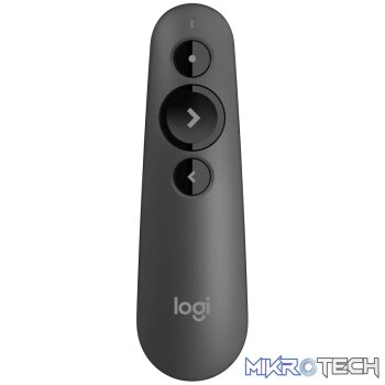 Logitech(R) R500s Laser Wireless Presentation Remote - Graphite