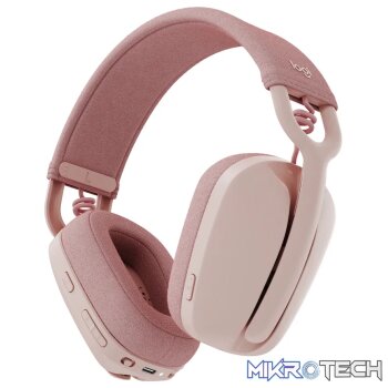 Logitech(R) Zone Vibe 100 Wireless Headphones - Rose