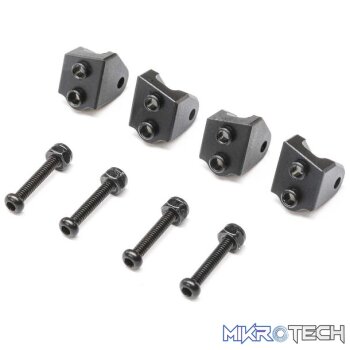 Lower 4-link Mount SetAluminum Black(4)Mini LMT
