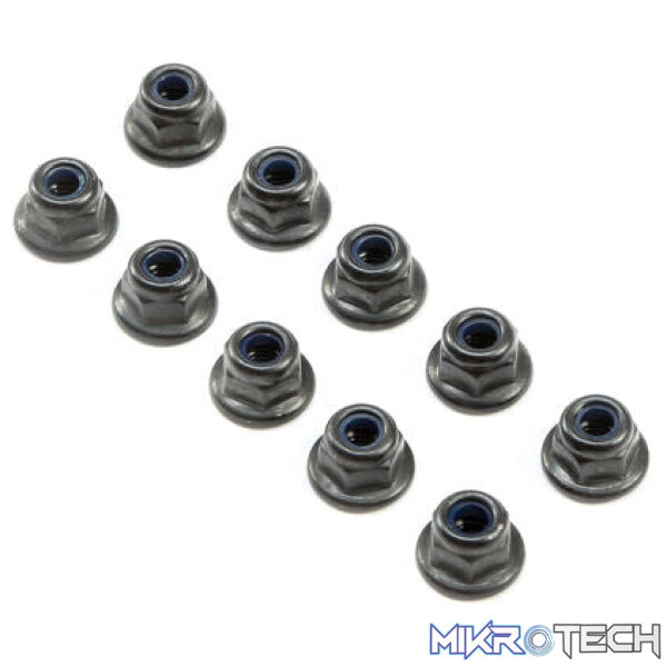 M3 Flanged Lock Nuts (10) M3 Flanged Lock Nuts (10)