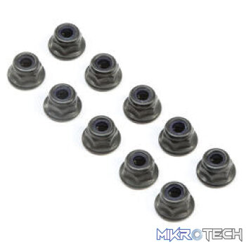 M4 Flanged Lock Nuts (10)