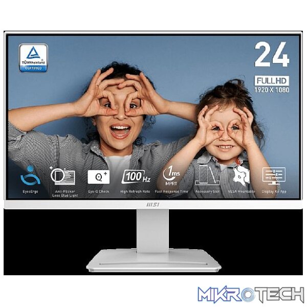 MSI 24? 100HZ FHD PRO MONITOR WHITE MSI 24? 100HZ FHD PRO MONITOR WHITE