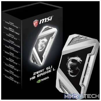 MSI 2WAY SLI HB BRIDGE L SILVER*