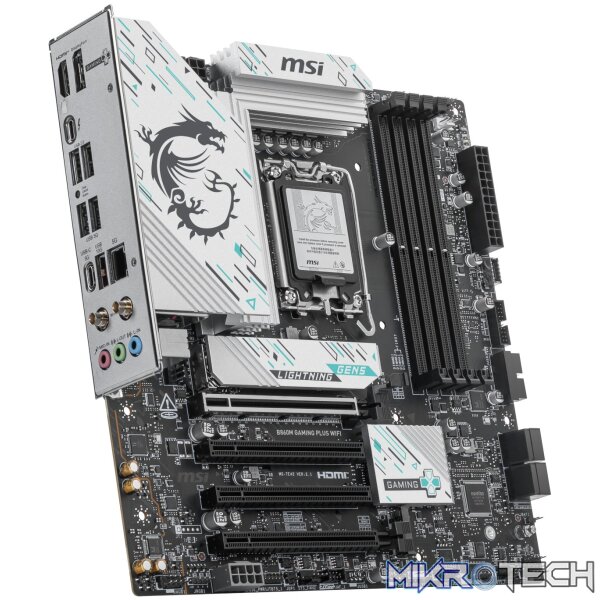 MSI B860M Gaming PLUS WIFI Intel LGA1851 DDR5 M-ATX Motherboard - Image 3