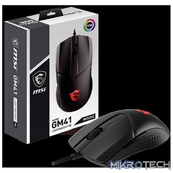 MSI CLUTCH GM41 LIGHT GAMING MOUSE V2