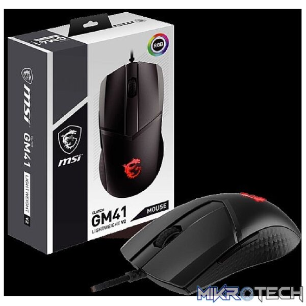 MSI CLUTCH GM41 LIGHT GAMING MOUSE V2 MSI CLUTCH GM41 LIGHT GAMING MOUSE V2