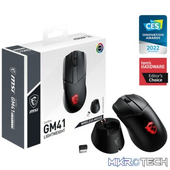 MSI CLUTCH GM41 LIGHTWEIGHT GAMING MOUSE