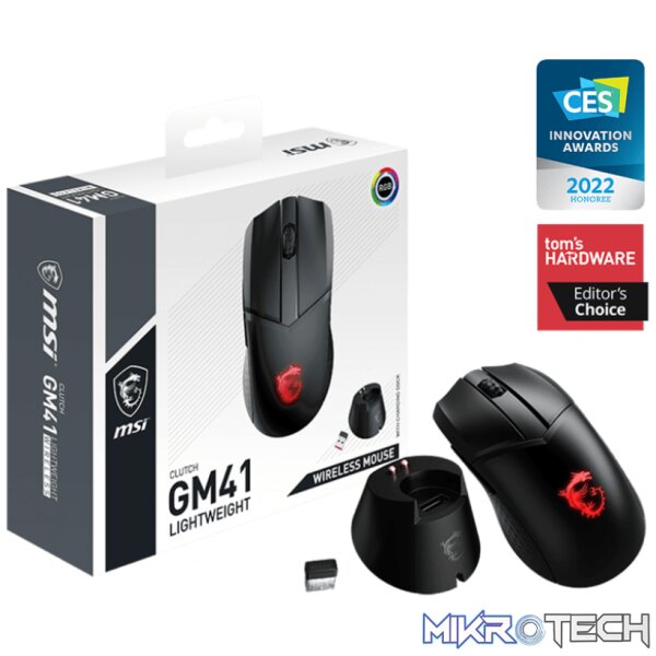 MSI CLUTCH GM41 LIGHTWEIGHT GAMING MOUSE MSI CLUTCH GM41 LIGHTWEIGHT GAMING MOUSE