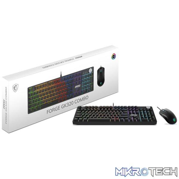 MSI FORGE GK320 COMBO RED SWITCHES - Image 4