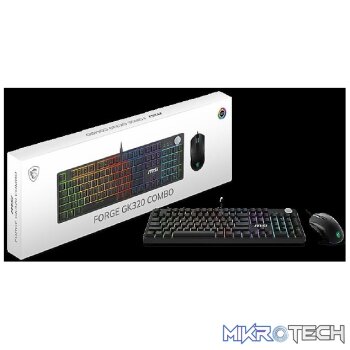 MSI FORGE GK320 COMBO RED SWITCHES